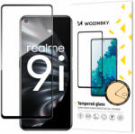 Wozinsky edzett üveg teljes ragasztó Super Tough képernyővédő teljes fedett keret Case Friendly Oppo A76 / Oppo A36 / Realme 9i fekete