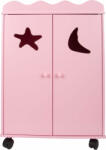 Legler Fa játék ruhásszekrény guruló Rózsaszín (2880)