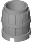 LEGO® 2489c86 - LEGO világosszürke hordó 2 x 2 x 2 méretű (2489c86)
