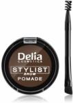 Delia Cosmetics Eyebrow Expert pomadă pentru sprâncene culoare Dark Brown 4 g
