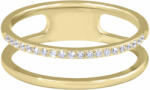 Troli Dupla minimalista acél gyűrű Gold 60 mm