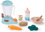 Ecoiffier Mixer cu alimente Baby's Meal Case Vert Azur Écoiffier și accesorii de la 18 luni (ECO1877) Bucatarie copii