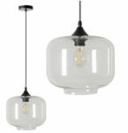 Rea Pendul sticla transparenta Vintage negru Rea APP312-1CP (OSW-00344)