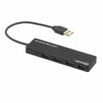 TELLUR Hub USB 2.0 Tellur Basic, 4 port, negru (TLL321041) - typec