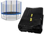 SPARTAN Spartan: Plasă de protecție pentru trambuline de 366 cm, albastru - cu 4 picioare și 8 stâlpi (1080)