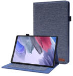  Husa FABRIC pentru Samsung Galaxy Tab A8 (SM-X205 / SM-X200) albastra