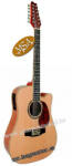 MSA CW-1300 NA EQ, 12 húros fémhúros natur elektro-akusztikus gitár