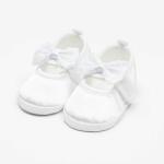 NEW BABY Baba szatén balettcipők New Baby fehér 0-3 h - babyboxstore