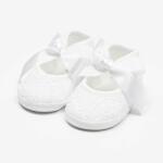 NEW BABY Baba csipke cipő New Baby fehér 12-18 h - babyboxstore
