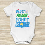 Partikellékek Mommy is the boss baba body