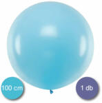 PartyDeco S. r. o Latex lufi, gömb alakú, halvány kék, 100 cm átmérő