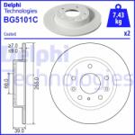 DELPHI Disc frana DELPHI BG5101C (BG5101C) - automobilus