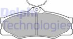 DELPHI set placute frana, frana disc DELPHI LP548 (LP548)