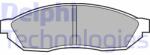DELPHI set placute frana, frana disc DELPHI LP208