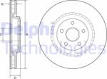 DELPHI Disc frana DELPHI BG9213C (BG9213C) - automobilus