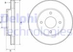 DELPHI Disc frana DELPHI BG4742C (BG4742C)