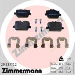 ZIMMERMANN set placute frana, frana disc ZIMMERMANN 21433.170. 2 (21433.170.2)