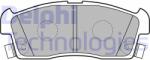 DELPHI set placute frana, frana disc DELPHI LP2258 (LP2258)