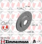 ZIMMERMANN Disc frana ZIMMERMANN 150.1257. 52