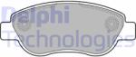 DELPHI set placute frana, frana disc DELPHI LP2075 (LP2075)