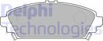 DELPHI set placute frana, frana disc DELPHI LP1526 (LP1526)