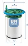 UFI filtru combustibil UFI 26.053. 00 (26.053.00)