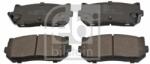 Febi Bilstein set placute frana, frana disc FEBI BILSTEIN 116337 (116337)