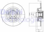 DELPHI Disc frana DELPHI BG9023RS (BG9023RS) - automobilus