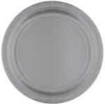 Amscan Silver, Ezüst papírtányér 8 db-os 23 cm (DPA550151866)