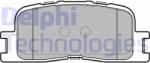 DELPHI set placute frana, frana disc DELPHI LP2703 (LP2703)