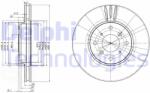 DELPHI Disc frana DELPHI BG3516 (BG3516) - automobilus