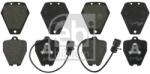 Febi Bilstein set placute frana, frana disc FEBI BILSTEIN 16999 (16999)