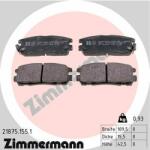ZIMMERMANN set placute frana, frana disc ZIMMERMANN 21875.155. 1