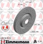 ZIMMERMANN Disc frana ZIMMERMANN SPORT Z 400.3670. 52 (400.3670.52)