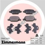 ZIMMERMANN set placute frana, frana disc ZIMMERMANN 23661.140. 1 (23661.140.1)
