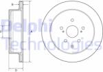 DELPHI Disc frana DELPHI BG4929C (BG4929C) - automobilus