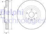 DELPHI Disc frana DELPHI BG9166C (BG9166C) - automobilus