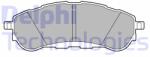 DELPHI set placute frana, frana disc DELPHI LP3707 (LP3707)