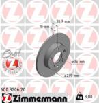 ZIMMERMANN Disc frana ZIMMERMANN COAT Z 600.3206. 20 (600.3206.20)