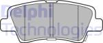DELPHI set placute frana, frana disc DELPHI LP3309 (LP3309)