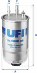 UFI filtru combustibil UFI 24. ONE. 0B (24.ONE.0B)