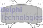 DELPHI set placute frana, frana disc DELPHI LP2712