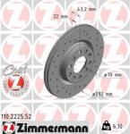 ZIMMERMANN Disc frana ZIMMERMANN SPORT Z 110.2225. 52 (110.2225.52)