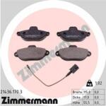ZIMMERMANN set placute frana, frana disc ZIMMERMANN 21436.170. 3 (21436.170.3)