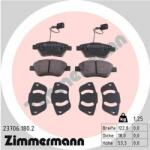 ZIMMERMANN set placute frana, frana disc ZIMMERMANN 23706.180. 2 (23706.180.2)