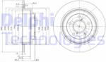 DELPHI Disc frana DELPHI BG2826 (BG2826)