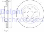 DELPHI Disc frana DELPHI BG4927C (BG4927C) - automobilus