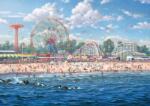 Schmidt Spiele - Puzzle Thomas Kinkade: Coney Island - 1 000 piese Puzzle