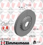 ZIMMERMANN Disc frana ZIMMERMANN COAT Z 610.3707. 20 (610.3707.20)