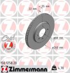 ZIMMERMANN Disc frana ZIMMERMANN COAT Z 150.1258. 20 (150.1258.20)